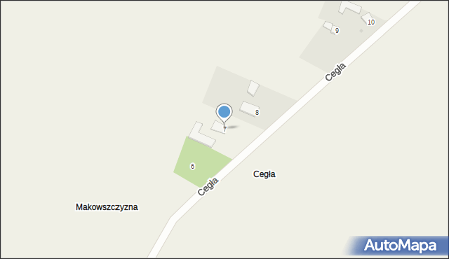 Kulczyzna, Cegła, 7, mapa Kulczyzna