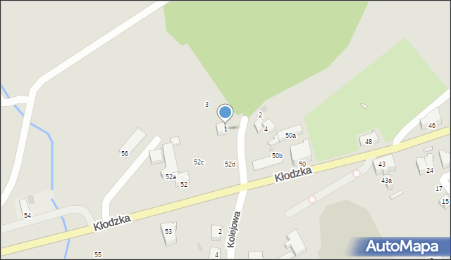 Lądek-Zdrój, Ceglana, 1, mapa Lądek-Zdrój