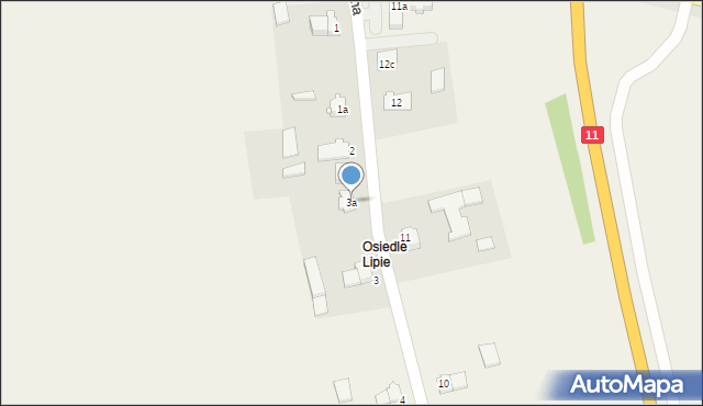 Lisowice, Cegielniana, 3a, mapa Lisowice