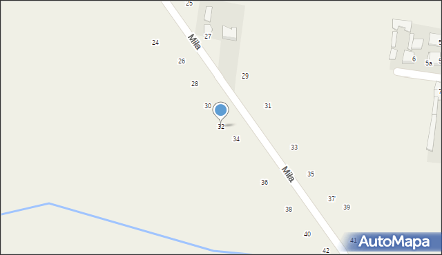 Mleczków, Cerekiewska, 32, mapa Mleczków