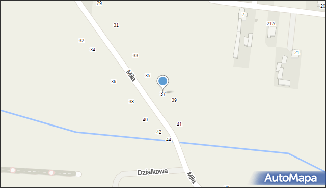 Mleczków, Cerekiewska, 37, mapa Mleczków