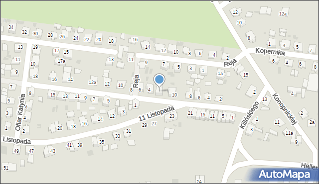 Mogilno, Cegielskiego Hipolita, 2, mapa Mogilno