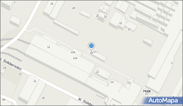 Ostrowiec Świętokrzyski, Centralnego Okręgu Przemysłowego, 14, mapa Ostrowiec Świętokrzyski