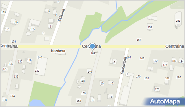 Rudnik, Centralna, 144, mapa Rudnik