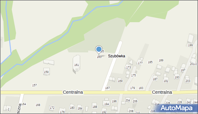 Rudnik, Centralna, 163, mapa Rudnik