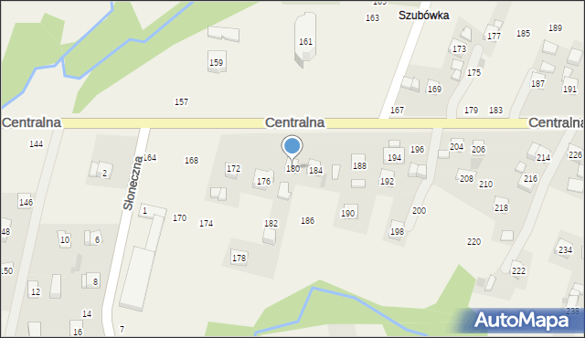 Rudnik, Centralna, 180, mapa Rudnik