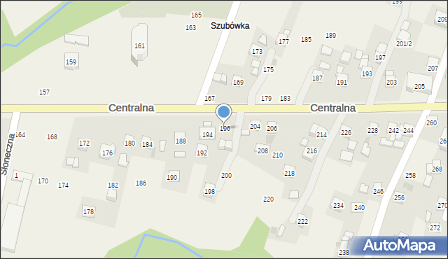 Rudnik, Centralna, 196, mapa Rudnik