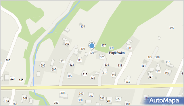 Rudnik, Centralna, 321, mapa Rudnik