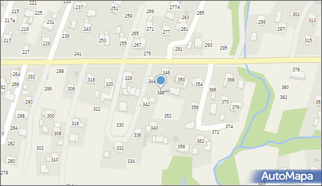 Rudnik, Centralna, 348, mapa Rudnik