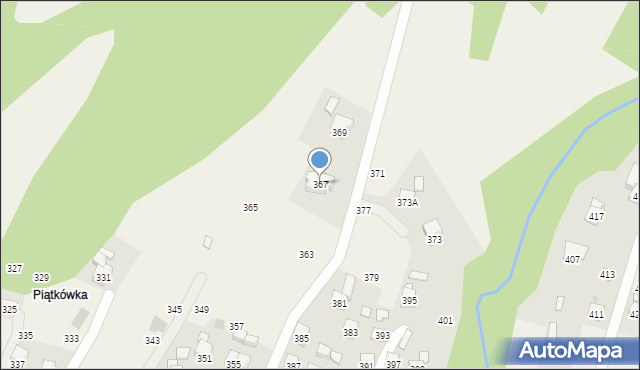 Rudnik, Centralna, 367, mapa Rudnik