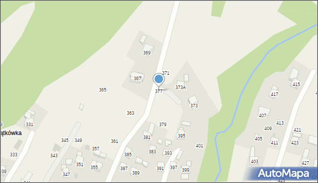 Rudnik, Centralna, 377, mapa Rudnik