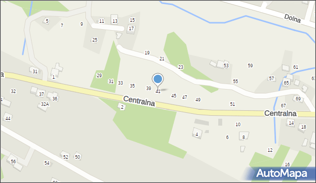 Rudnik, Centralna, 41, mapa Rudnik