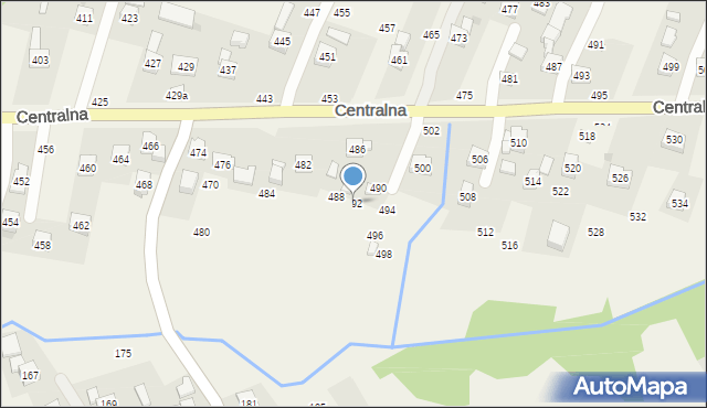 Rudnik, Centralna, 492, mapa Rudnik