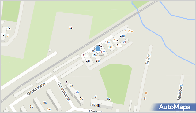 Tułowice, Ceramiczna, 15n, mapa Tułowice