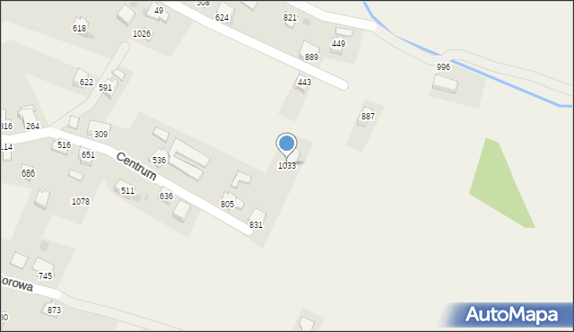 Wieprz, Centrum, 1033, mapa Wieprz