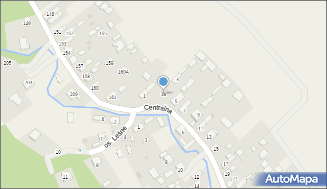 Wokowice, Centralna, 3a, mapa Wokowice