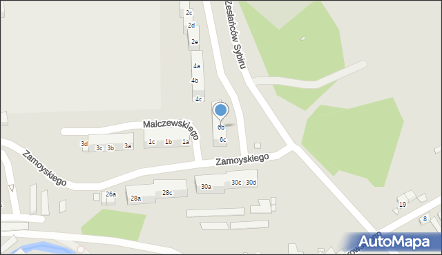 Bogatynia, Chełmońskiego Józefa, 6b, mapa Bogatynia