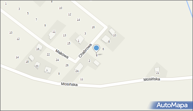 Borkowice, Chabrowa, 4, mapa Borkowice