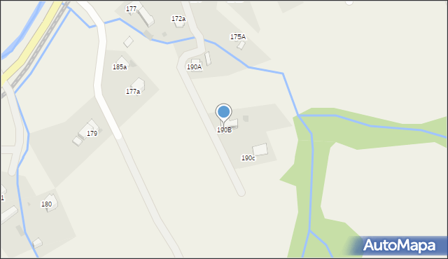 Chabówka, Chabówka, 190B, mapa Chabówka