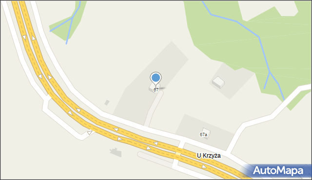 Chabówka, Chabówka, 67, mapa Chabówka