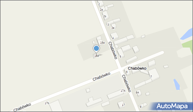 Chabówko, Chabówko, 18d, mapa Chabówko