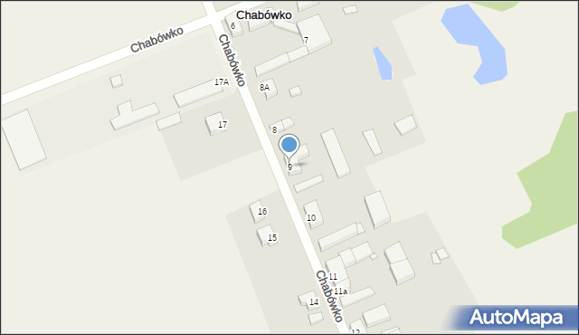 Chabówko, Chabówko, 9, mapa Chabówko