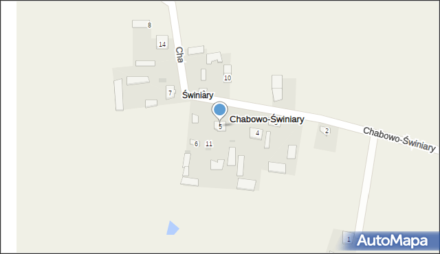 Chabowo-Świniary, Chabowo-Świniary, 5, mapa Chabowo-Świniary