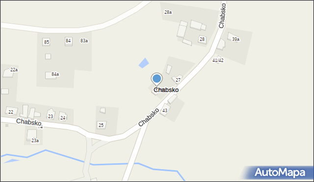 Chabsko, Chabsko, 26, mapa Chabsko