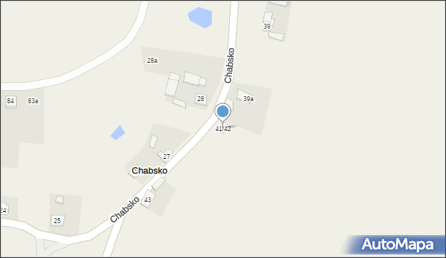 Chabsko, Chabsko, 41/42, mapa Chabsko