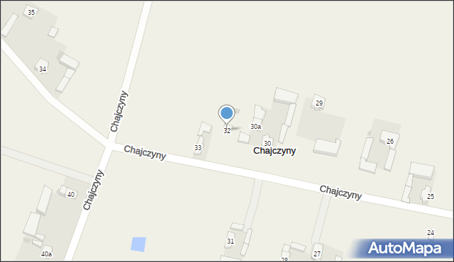 Chajczyny, Chajczyny, 32, mapa Chajczyny