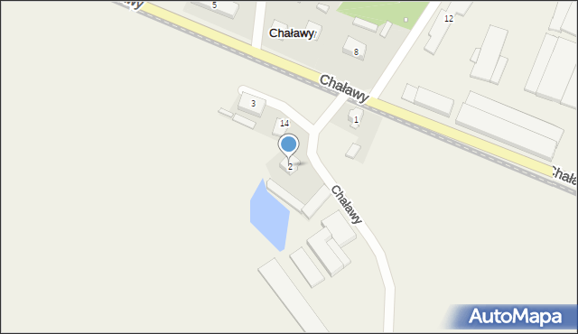 Chaławy, Chaławy, 2, mapa Chaławy