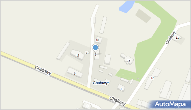 Chaławy, Chaławy, 9, mapa Chaławy