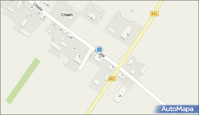 Chalin, Chalin, 4, mapa Chalin