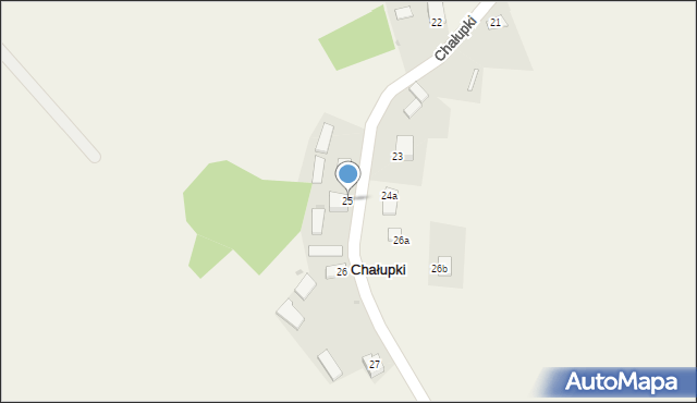 Chałupki, Chałupki, 25, mapa Chałupki