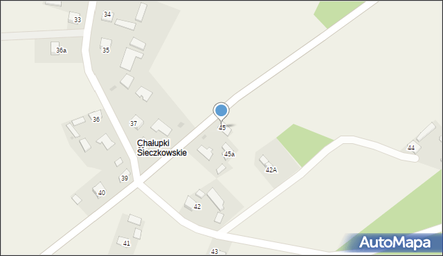 Chałupki, Chałupki, 45, mapa Chałupki