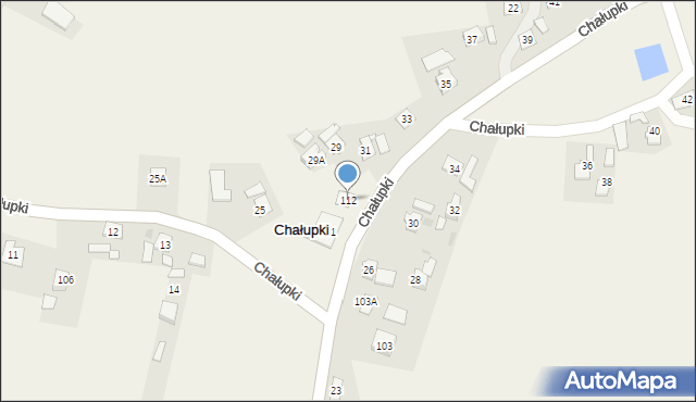 Chałupki, Chałupki, 112, mapa Chałupki