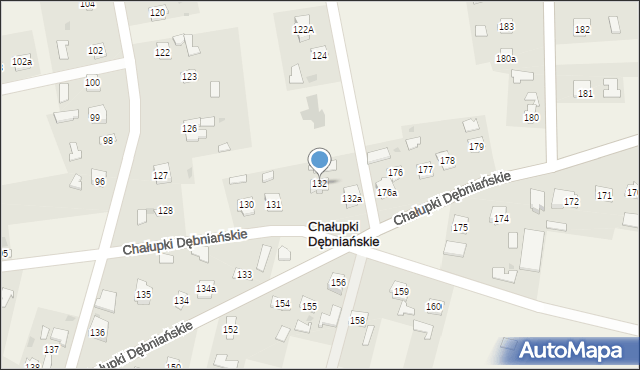 Chałupki Dębniańskie, Chałupki Dębniańskie, 132, mapa Chałupki Dębniańskie