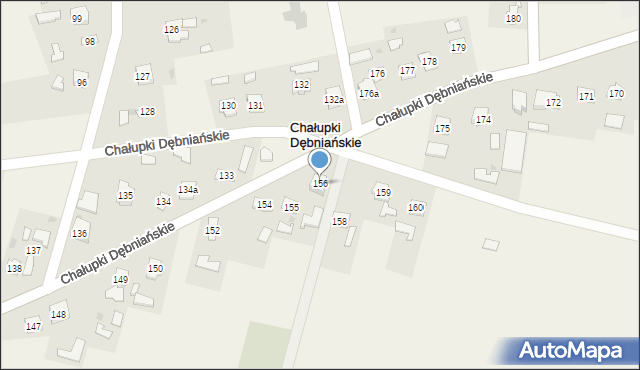 Chałupki Dębniańskie, Chałupki Dębniańskie, 156, mapa Chałupki Dębniańskie