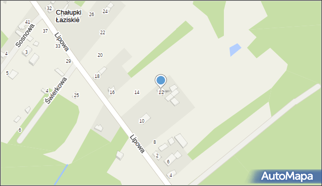 Chałupki Łaziskie, Chałupki Łaziskie, 2B, mapa Chałupki Łaziskie
