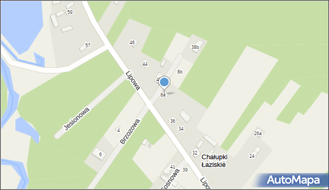 Chałupki Łaziskie, Chałupki Łaziskie, 9, mapa Chałupki Łaziskie