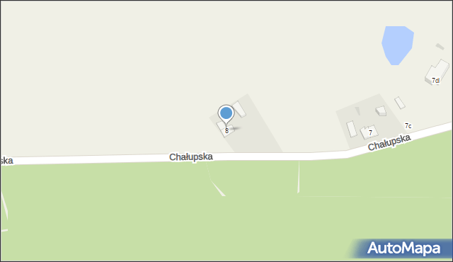 Chałupska, Chałupska, 8, mapa Chałupska