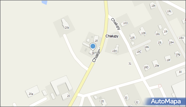 Chałupy, Chałupy, 19, mapa Chałupy