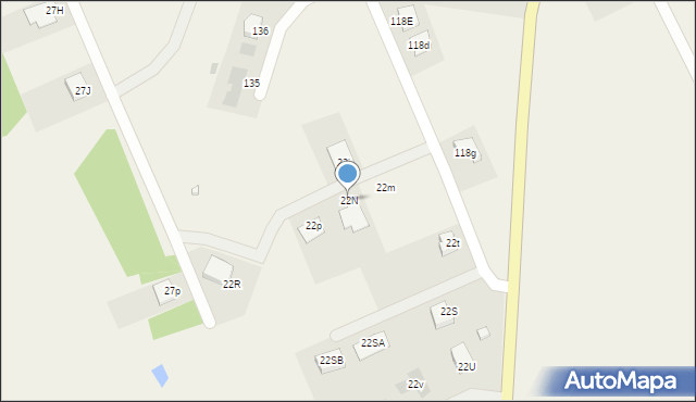 Chałupy, Chałupy, 22N, mapa Chałupy