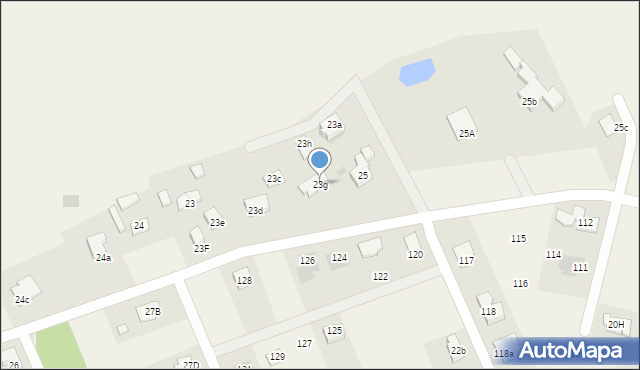 Chałupy, Chałupy, 23g, mapa Chałupy