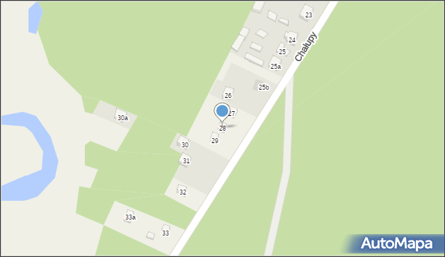 Chałupy, Chałupy, 28, mapa Chałupy