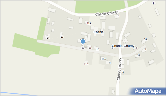 Chanie-Chursy, Chanie-Chursy, 12, mapa Chanie-Chursy