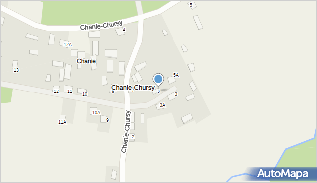 Chanie-Chursy, Chanie-Chursy, 6, mapa Chanie-Chursy