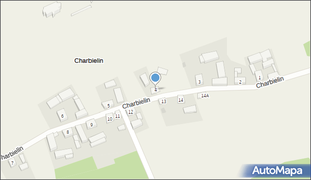 Charbielin, Charbielin, 4, mapa Charbielin