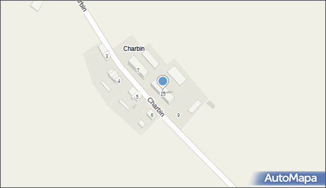 Charbin, Charbin, 15, mapa Charbin