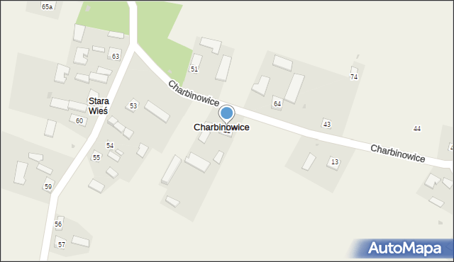 Charbinowice, Charbinowice, 42, mapa Charbinowice